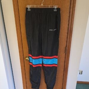 Joggers with Red and Blue Stripes